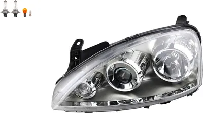 Produktbild von Scheinwerfer passend für Opel Corsa C 07/2003-12/2009 Links Leuchtmittel 1216293 1216177 93177646 93188581 Johns