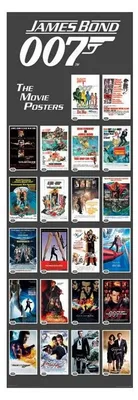 Image de JAMES BOND - Movie posters - 53x158cm - Affiche Poster
