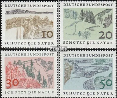 Produktbild von Briefmarken BRD (BR.Deutschland) 1969 Mi 591-594 (kompl.Ausgabe) postfrisch Europäisches Naturschutzjahr