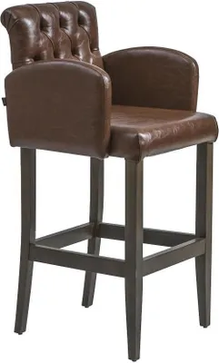 Produktbild von Moderne Barhocker Holz Stuhl Hocker Bar Esszimmerstuhl Luxus Möbel