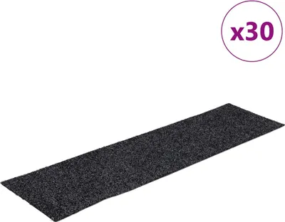 Obrázok produktu pre vidaXL Samolepiace podložky na kroky 30 ks 76x20 cm sivé obdĺžnikové
