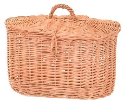 Immagine prodotto di Cesto cosmetico in rattan con coperchio
