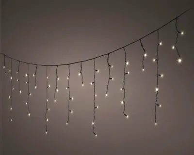 Obrázek produktu pro LED světelný závěs venkovní 96 LED, teplá bílá