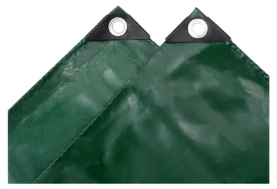 Produktbild von Gewebeplane, wasserdichte Abdeckfolie, Bauplane, Allzweckplane, Gartenplane, Zeltplane, 650 g/m², 2,5 x 3,5 m, Grün