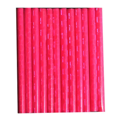 Produktbild von 12 Teile/paket Reflektierende Speichen Abgrifffeste Dekorative Wasserdicht Kreative Modifizierte Hohe Helligkeit Speichen Reflektor für MTB-Rosa
