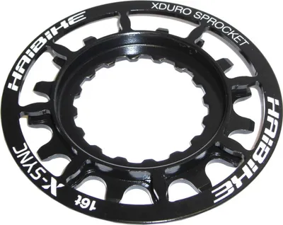 Immagine prodotto di Pignone Miranda 16 denti, anello paracatena in acciaio nero/combi e-bike per Xduro 2014, 16 denti, X-Sync, Haibike, nero