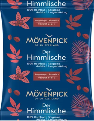 Produktbild von Mövenpick DER HIMMLISCHE in Kannenportionen, 50x60g gemahlen im Filterbeutel