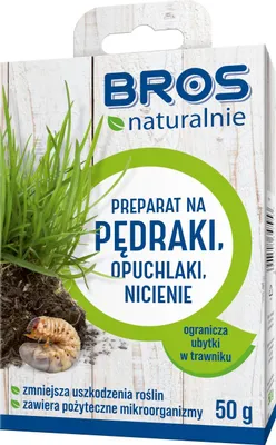 Zdjęcie produktu dla Preparat na pędraki, nicienie, opuchlaki BROS Naturalnie 50g