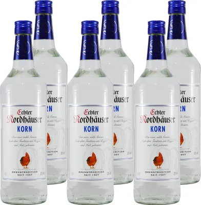 Produktbild von Echter Nordhäuser Korn (6 x 1,0L)