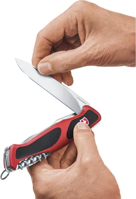 Immagine prodotto di Victorinox Ranger Grip 55 coltello tascabile 0.9563.C rosso/nero