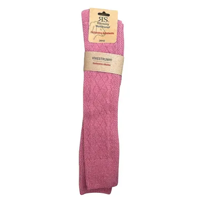 Produktbild von RIESE Kniestrümpfe Damen Kniestrümpfe aus Merino und Cashmere, Farbe Rosa, Größe 35-38
