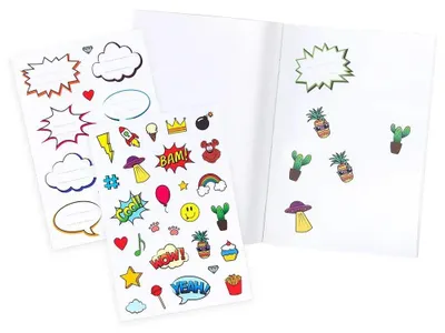 Produktbild von Trendhaus Sticker-Sammelalbum inkl. 40 Stickern