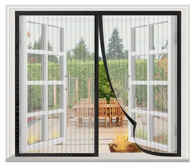Obrázok produktu pre Magnetická sieť proti hmyzu na okná - 150 x 130 cm