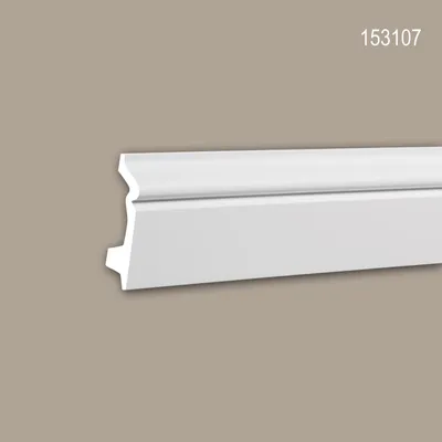 Produktbild von PROFHOME 153107 Sockelleiste Fußleiste Stuckleiste aus Polyurethan 2 m