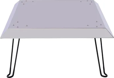 Produktbild von Feuerschalenabdeckung aus Edelstahl, Feuerschalen-Wärmeabweiser, Faltbar 63,5 * 63,5 * 30,5cm