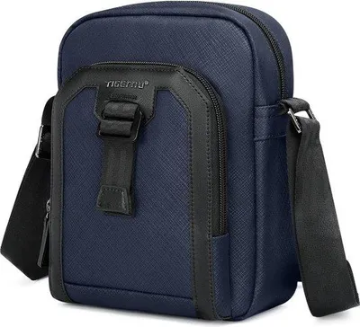 Immagine prodotto di Borsa a tracolla impermeabile blu da uomo