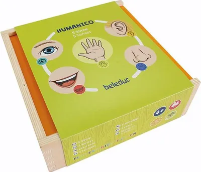 Zdjęcie produktu dla Beleduc gra edukacyjna HUMANICO 5 zmysłów - puzzle dla dzieci od 3 roku życia