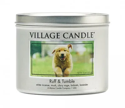 Obrázek produktu pro Village Candle Ruff & Tumble 262g svíčka s vůní mošusu, šalvěje a levandule