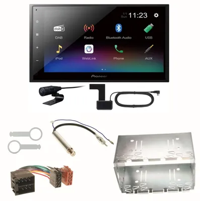 Produktbild von Pioneer DMH-A340DAB DAB+ Bluetooth Einbauset für Polo 6N2 9N Bora Ibiza 6L