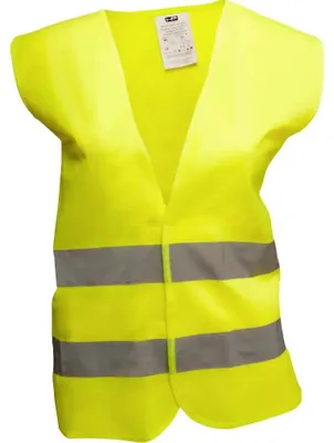 Image de Gilet de sécurité jaune fluo taille XL