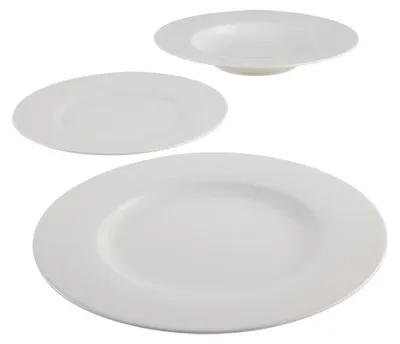 Imagen del producto de Set básico blanco para principiantes, 18 piezas. Dimensiones: 280 x 310 x 320 mm. Marca: vivo - Villeroy & Boch Group. Material: porcelana de alta calidad. Fabricado en Alemania. Número de artículo: 1952778801. Código EAN: 4003686376977