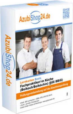 Image de AzubiShop24.de Basis-Lernkarten Fachpraktiker /in Küche
