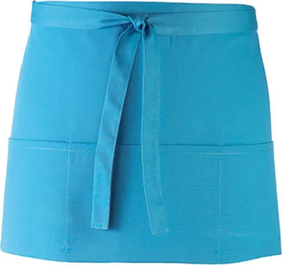 Obrázok produktu pre Premier Workwear PR155 | Vrecková zástera "Colours" - 60 x 33 cm - Pranie v práčke: do 60° - Farba: tyrkysová (približne Pantone 312) - Rozmery: 60 x 33 cm
