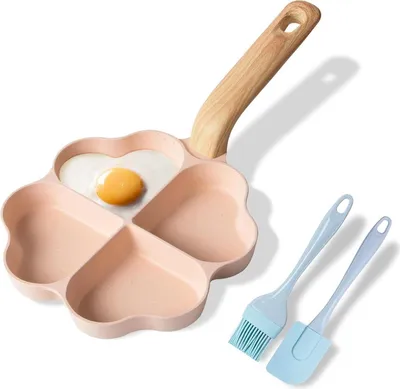 Produktbild von Herzform Eierpfanne Antihaftbeschichtung Granit Induktion Bratpfanne