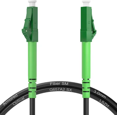 Produktbild von hb-digital Gepanzertes LWL-Patchkabel Singlemode OS2 LC/LC APC 5m