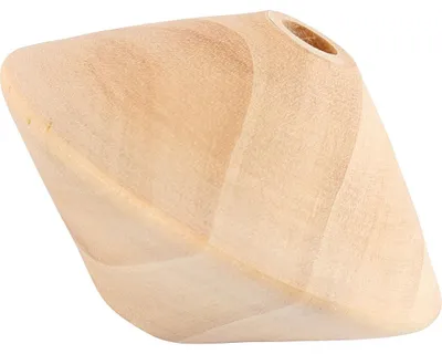 Produktbild von Holzperle in Diskusform, H 42 mm, D 63 mm, Lochgröße 8 mm, 3 Stk/ 1 Pck [HOB-56127]