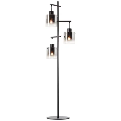 Produktbild von BRILLIANT Standleuchte, 3-flammig Simonis schwarz IP20 E27 52 Watt g. f. Normallampe
