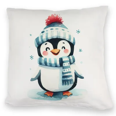 Produktbild von lustiger Pinguin Kuschelkissen