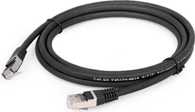 Image de gembird CAT6A Patchkabel (LSZH), 0,5m, schw.