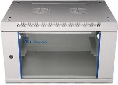 Produktbild von Extralink 6U 600x600 Grey Szafa rack do montażu naściennego