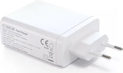 Zdjęcie produktu dla GO SOLID! 65W dwuportowa ładowarka USB z PD (USB A + USB C)