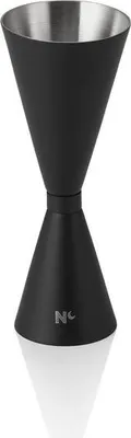 Produktbild von Slim Jigger Nocturn, 3/6 cl, Ø 5 cm, Höhe 13 cm, schwarz matt, Chromnickelstahl 18/10