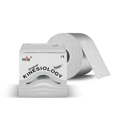 Produktbild von NASARA - Kinesiologie Tape - 5 m x 50 mm - Weiß