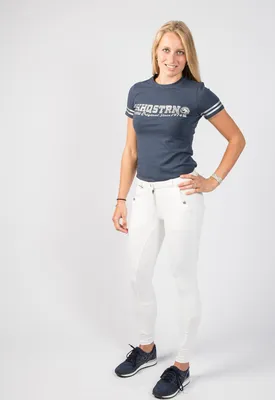 Produktbild von Harrys Horse Damen Reithose Beijing weiß Full Grip Vollbesatz, Größe:140