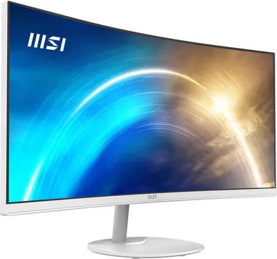Produktbild von MSI Pro MP341CQW 86,4 cm (34" ) 3440 x 1440 Pixel UltraWide Quad HD Weiß (PRO MP341CQW)