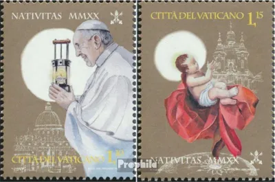 Produktbild von Briefmarken Vatikanstadt 2020 Mi 2006-2007 (kompl.Ausg.) postfrisch Weihnachten