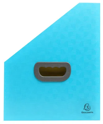 Produktbild von Exacompta 4x Fächermappe RC-PP, 26,5x32,5cm A4, Pop'N Co - Cyan - 55599E