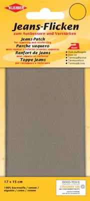 Produktbild von KLEIBER Jeans-Bügelflicken 170 x 150 mm beige