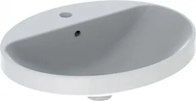 Produktbild von Geberit Geberit Einbauwaschtisch VariForm oval 550x450mm m HL m ÜL we KT