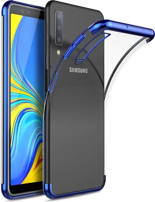 Zdjęcie produktu dla Pokrowiec TPU do Samsung Galaxy A70 / A70s Case Silicone Cover Transparent z kolorowym brandingiem etui na telefon komórkowy