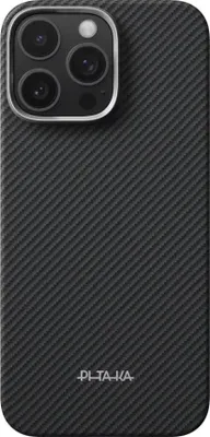 Produktbild von Pitaka MagEZ Case 6 600D for iPhone 16 Pro Black/Grey Twill