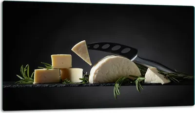 Produktbild von Glasschneidebrett Herdabdeckplatte Glaskeramikkochfeld Universal 52x30 cm Weiß Pfeffer