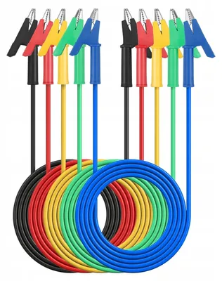 Produktbild von Messleitungen für Multimeter - Krokodilklemmen 1000V 15A rot 1 Stück.