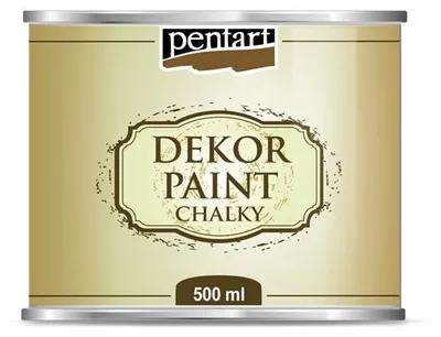 Zdjęcie produktu dla Dekoracyjna farba kredowa Chalky Pentart 500 ml - biel