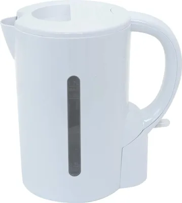 Produktbild von Wasserkocher schwarz und weiss 1,7 Liter 2200 W Reisekocher Kocher, Farbe:Weiss