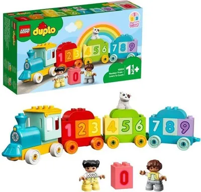 Produktbild von LEGO DUPLO Le train des chiffres, Lernspielzeug, Ab 1.5 Jahren, Zahlen Zug, Pädagogisches Spielzeug, Baby Spielzeug Geschenk